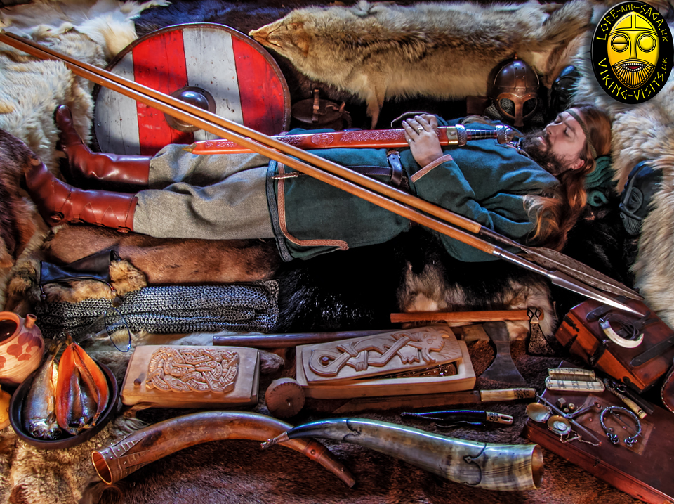 A Viking Burial reconstruction. - Image copyrighted  Gary Waidson. All rights reserved.